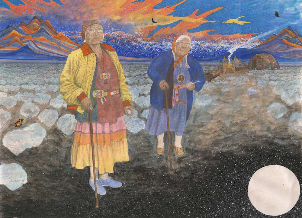 "Florence and Eunice", 1986. Collection of Tena Malotte. Courtesy of the artist. Image courtesy Nevada Museum of Art